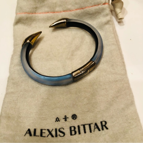 Alexis Bittar Indigo Hinge Bracelet And Earrings Set - Picture 13 of 16